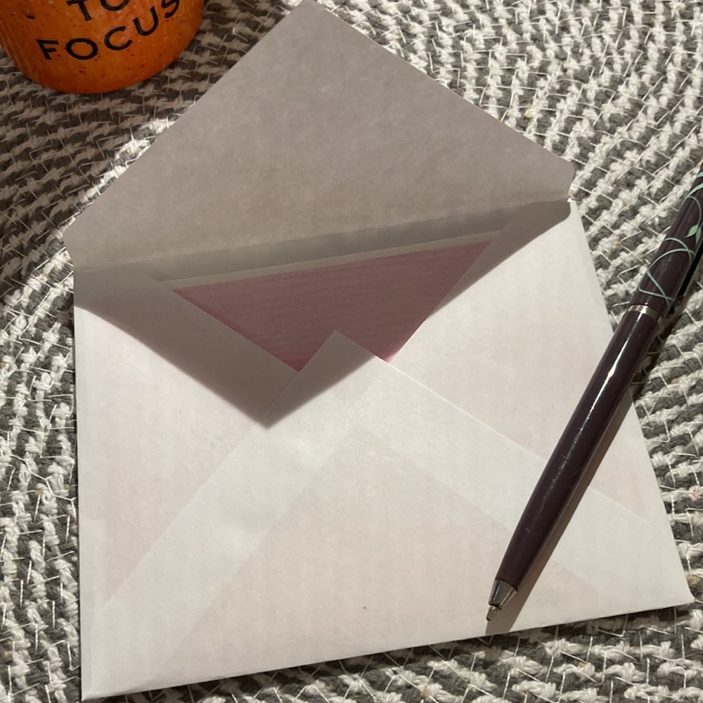 💝 Set of six Note cards/envelopes - Picture 5 of 6